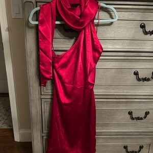 Sugarlips Elegant Red Evening Dress